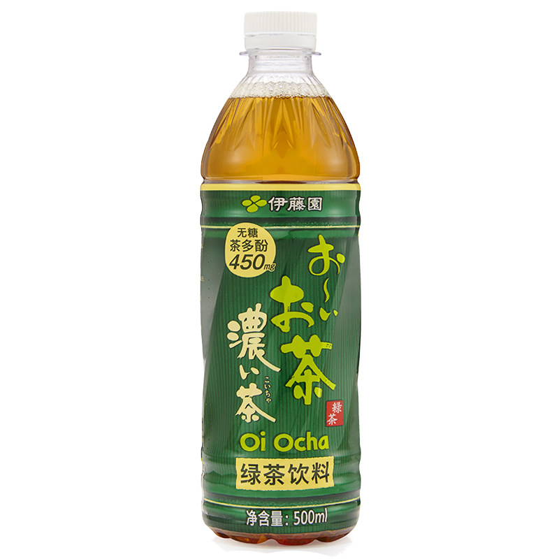 【天猫超市】伊藤园（ITO EN）浓味绿茶（无糖）500ml