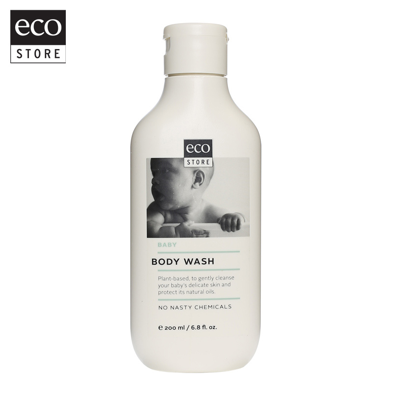 ecostore婴儿沐浴露200ml 新生儿宝宝沐浴乳儿童洗澡洗护新西兰