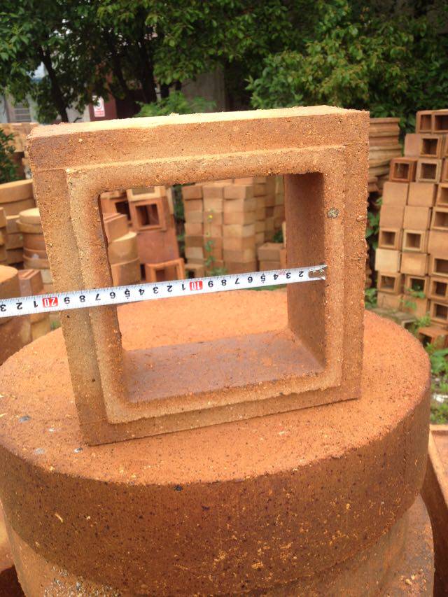 Molten aluminium furnace with refractory brick) chimney brick) flue brick 1300-degree knockout moulding fireplace