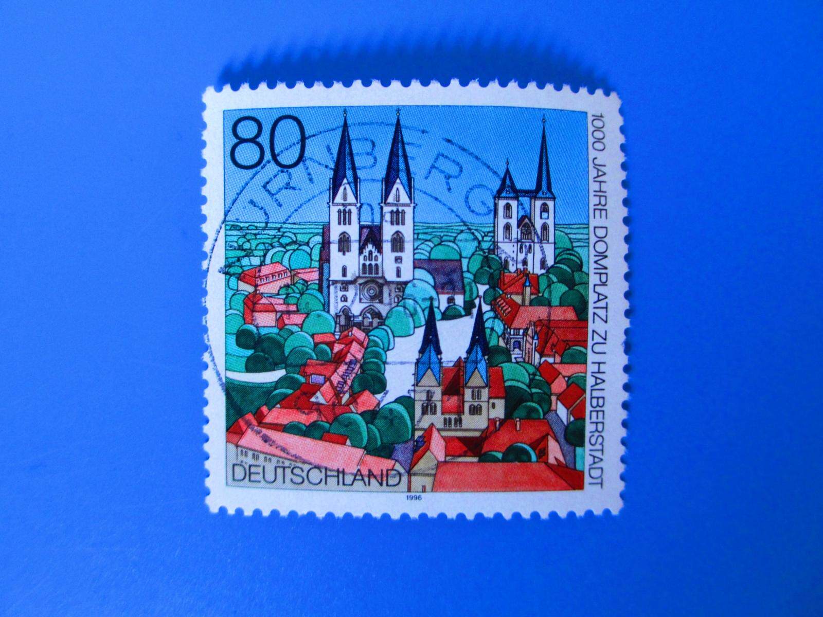 Foreign Stamps Germany 1996 Halberstadt Cathedral 1000th Anniversary Letter Sales 1 Full