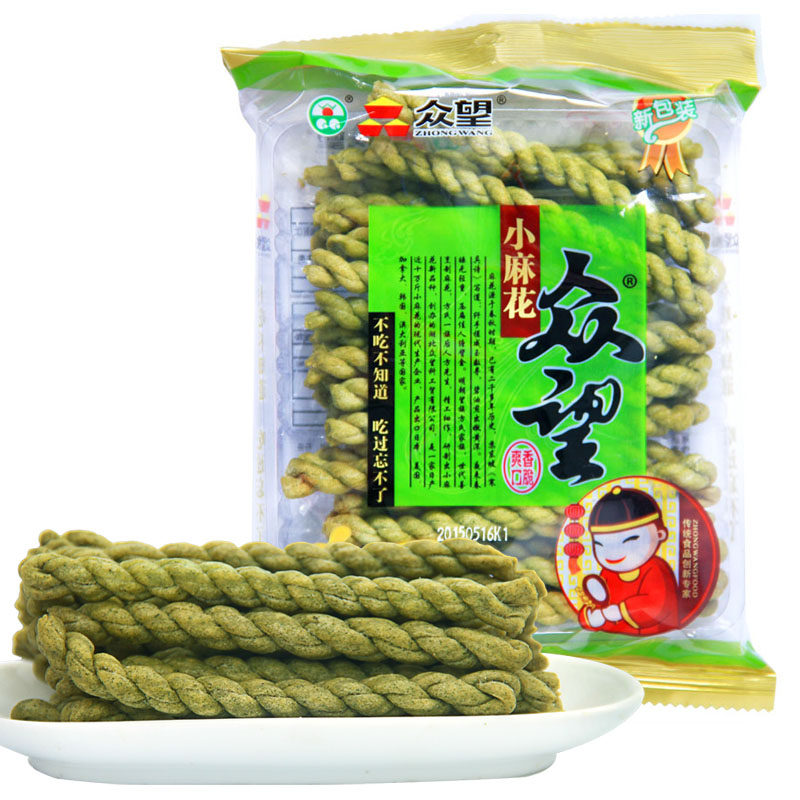 【天猫超市】众望海苔咸味小麻花112g/袋 麻花 糕点 海苔 零食