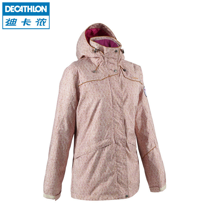 迪卡侬 女式户外滑雪服 冬季防风保暖耐磨 夹克滑雪服 WED'ZE