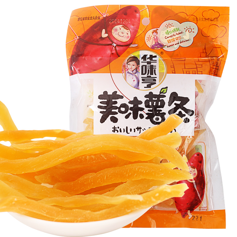 【天猫超市】 华味亨美味薯条150g/包  地瓜条 地瓜干 凉果干零食