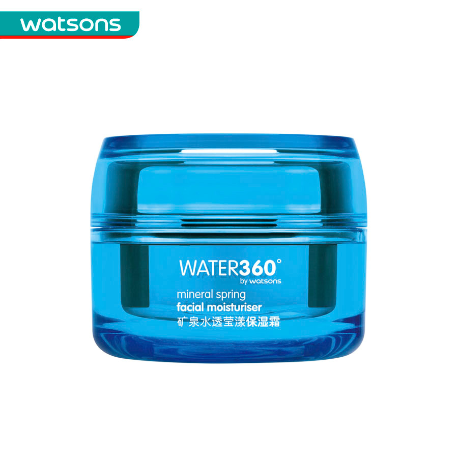 屈臣氏WATER360矿泉水透莹漾保湿霜45克 保湿