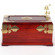 Mahogany large Chinese retro jewelry box solid wood cosmetic box hand jewelry storage box jewelry box with lock