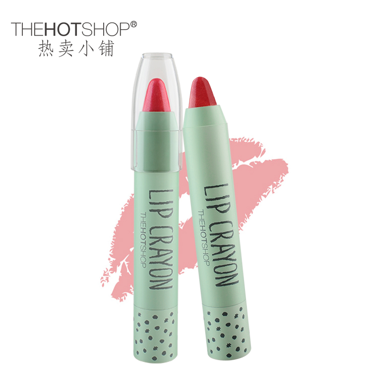 THEHOTSHOP/热卖小铺珠光口红笔持久保湿滋润不易掉色防水唇膏笔