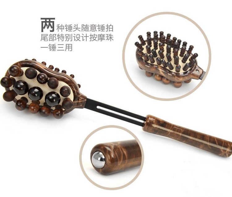 按摩锤经络锤按摩捶敲打锤经络拍按摩棒按摩器健身锤捶背棒敲背棒