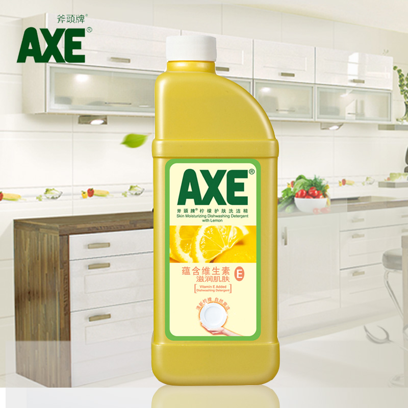 AXE斧头牌柠檬护肤洗洁精1.3千克补充装滋润肌肤清洁力强清除油渍