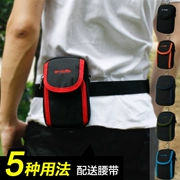 Fire Jie đi du lịch ngoài trời đa chức năng 6 inch túi điện thoại di động đeo đai nam và nữ thể thao giản dị mang ví nhỏ