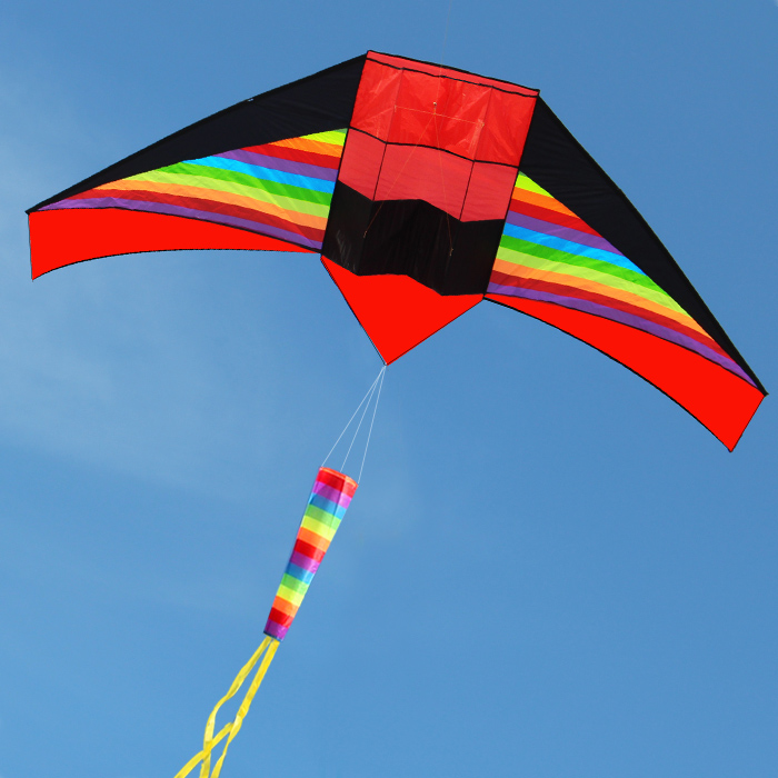 Weifang Kite New Rainbow Glider Kite Plane Kite Looks Good And Easy To Fly To Kite Kite