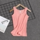 Thêm phân bón XL ren vest nữ mùa hè lấy màu cotton rắn vest vest đáy ngắn chất béo mm nhỏ sling quần áo nữ Áo ba lỗ