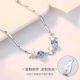 Vòng đeo tay nữ s925 sterling silver clover Nhật Bản và Hàn Quốc phiên bản của cá tính sinh viên đơn giản Sen vòng đeo tay để gửi bạn gái món quà sinh nhật Vòng đeo tay Clasp