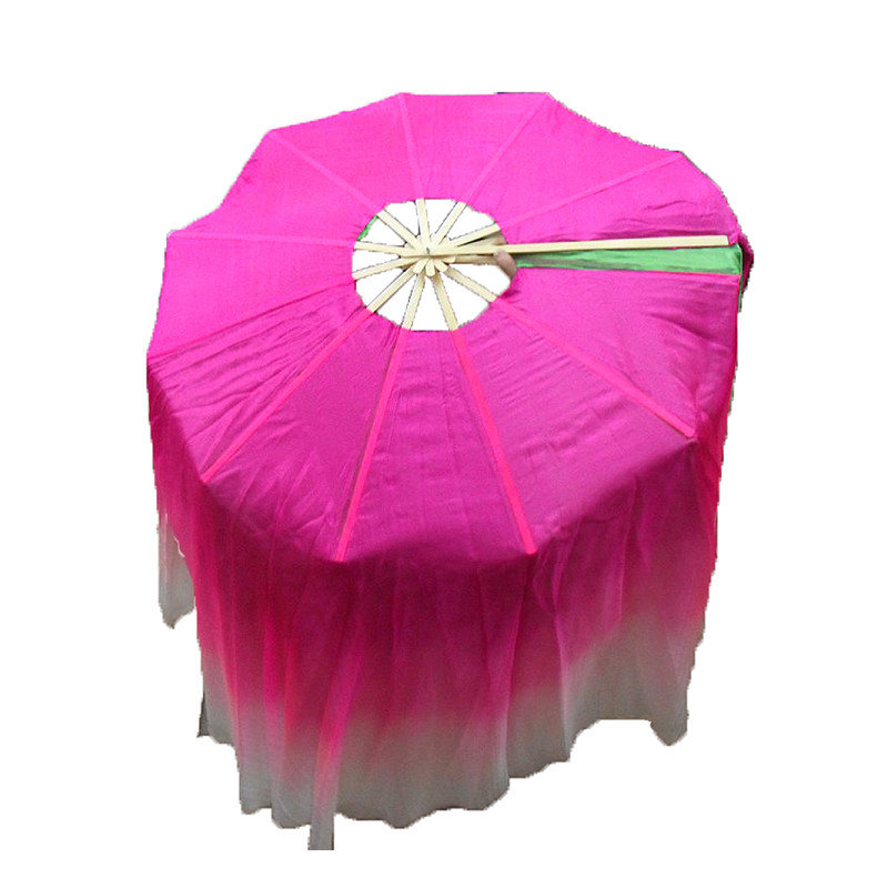 Sacred Land Poetry Square Dance Wing fan long fan special dance prop Seedlings Song Fan 180360 degrees Dancing Fan