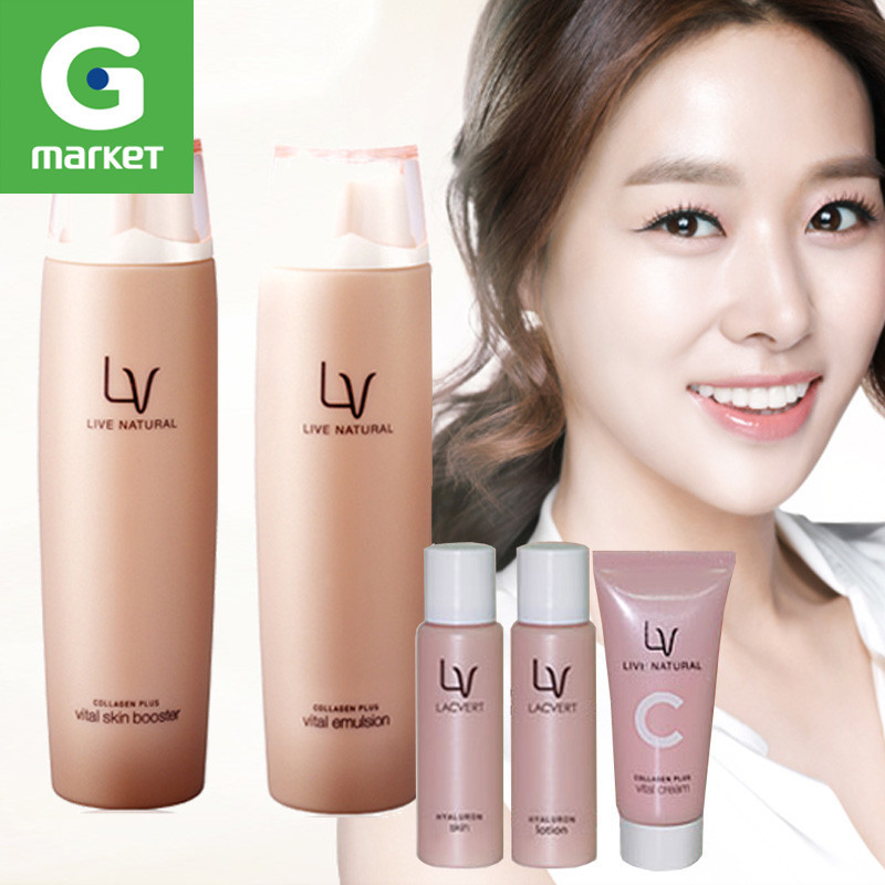 韩国正品 [LACVERT拉格贝尔]胶原蛋白弹力保湿紧致LV-C水乳两件套