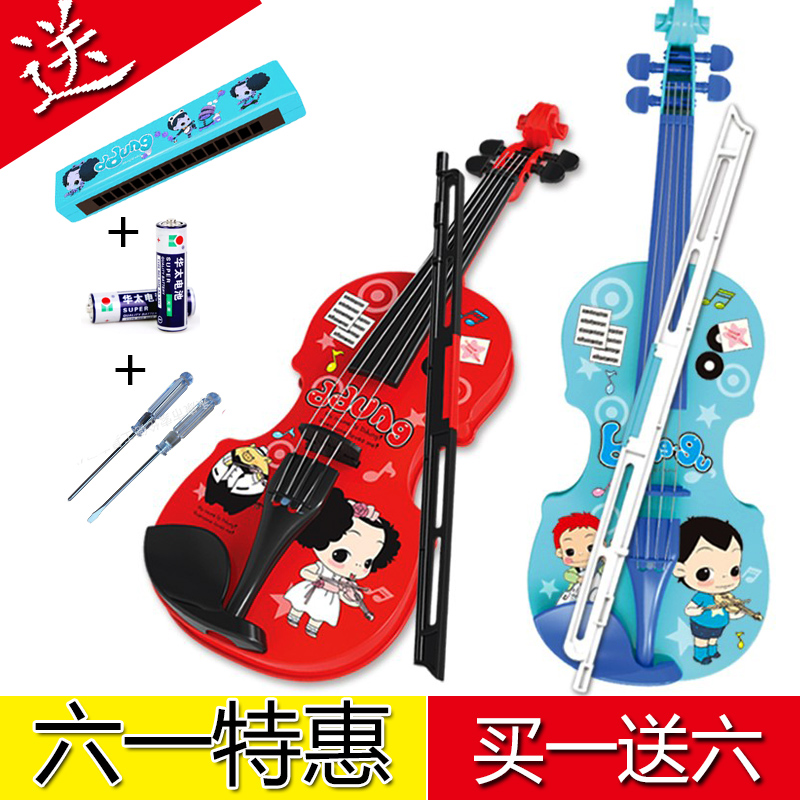 Winter Baby Violin Children Boys and Girls Toys Simulation Instruments Playable With Music Enlightenment Education