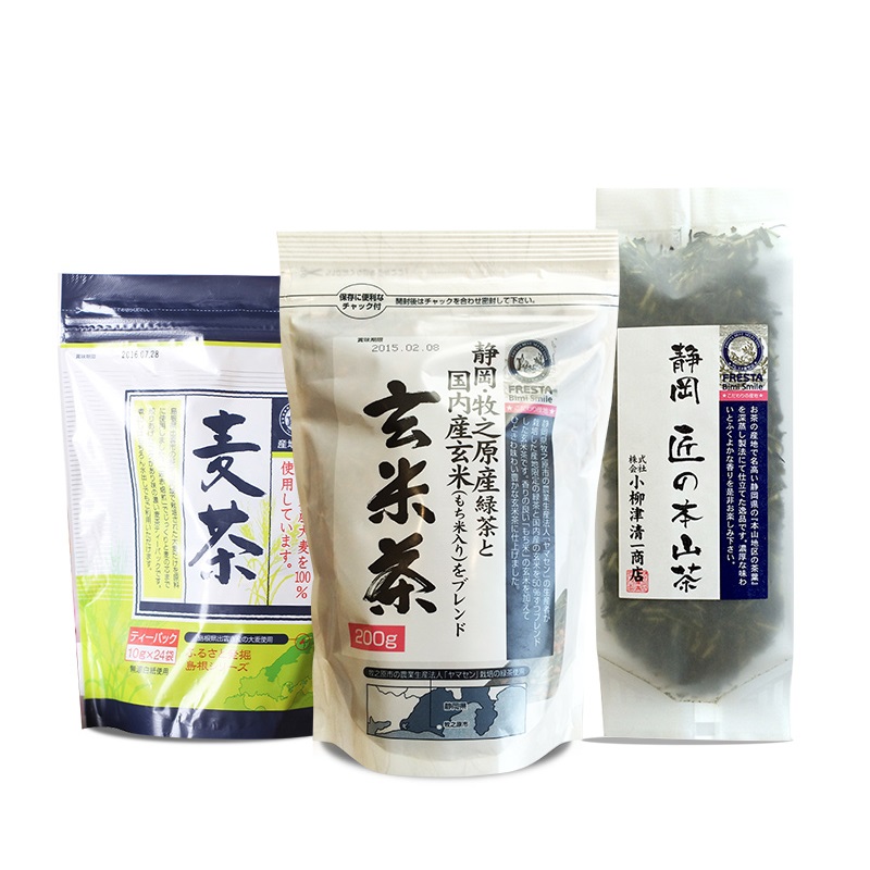 FRESTA Bimi Smile 玄米茶+本山茶+麦茶 组合 和风日式茶道茶叶