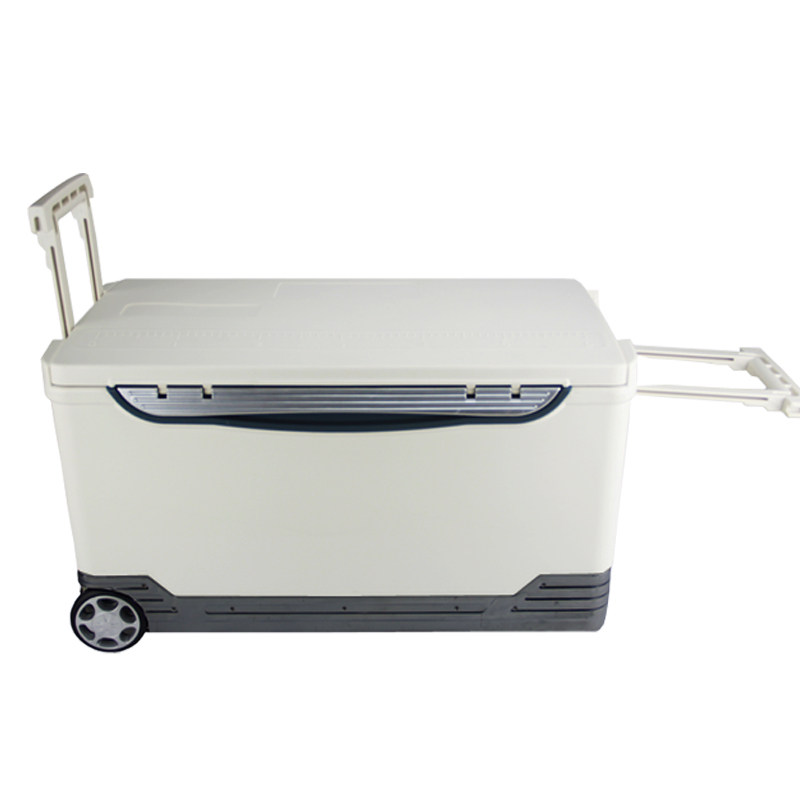 浩添冷链 拉杆车载冰箱保温箱钓箱药品疫苗冷藏箱HTLL5B60Y 65升