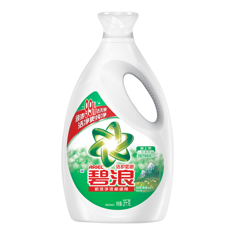 【天猫超市】碧浪 洁护如新洗衣液（自然清新型）3kg  大包装