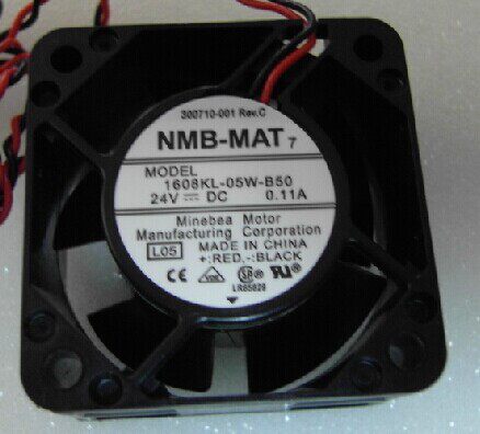 Original NMB-MAT ventilator fan 1608KL-05W-B50 4020 24V 0 11A two lines