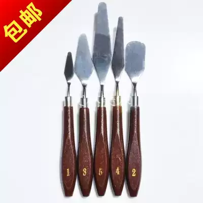 5 pieces of palette knife gouache palette acrylic oil painting paint knife scraper oil painting knife shovel knife