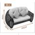 Thung lũng hoa Bàn ghế ngoài trời Sân giải trí Ban công Sofa Sofa Wicker Ghế kết hợp mây Nội thất Cafe Villa - Nội thất siêu thị Nội thất siêu thị