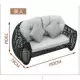 Thung lũng hoa Bàn ghế ngoài trời Sân giải trí Ban công Sofa Sofa Wicker Ghế kết hợp mây Nội thất Cafe Villa - Nội thất siêu thị xe kéo hàng