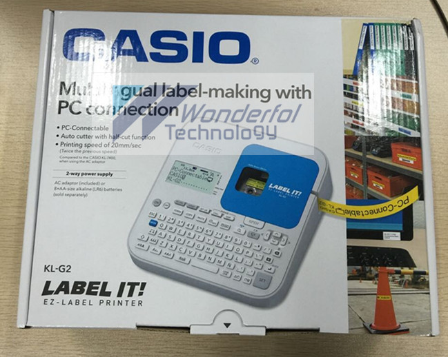 CASIO new label machine KL-G2TC Casio prints 6-24mm Chinese label machine kl8800 replacement machine