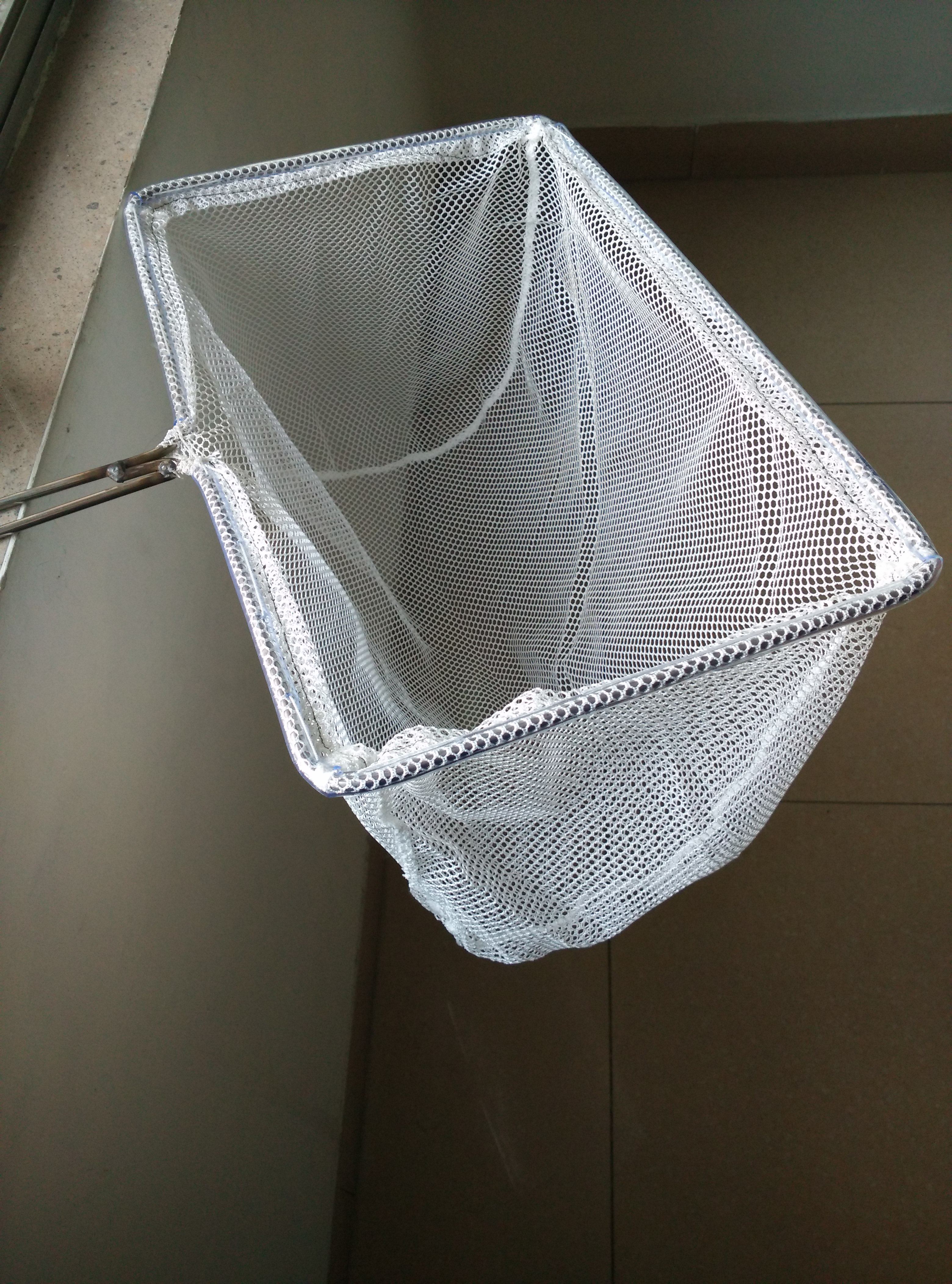 Square 40cm*25cm Handmade Fishing Net Square Fishing Stainless Steel Handmade Fishing Net