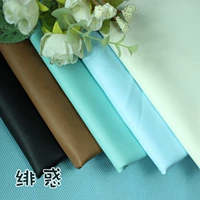 DI DIY handmade 5 màu mềm PU vải nhân tạo vải da búp bê túi da 1/4 m vải thun lạnh họa tiết