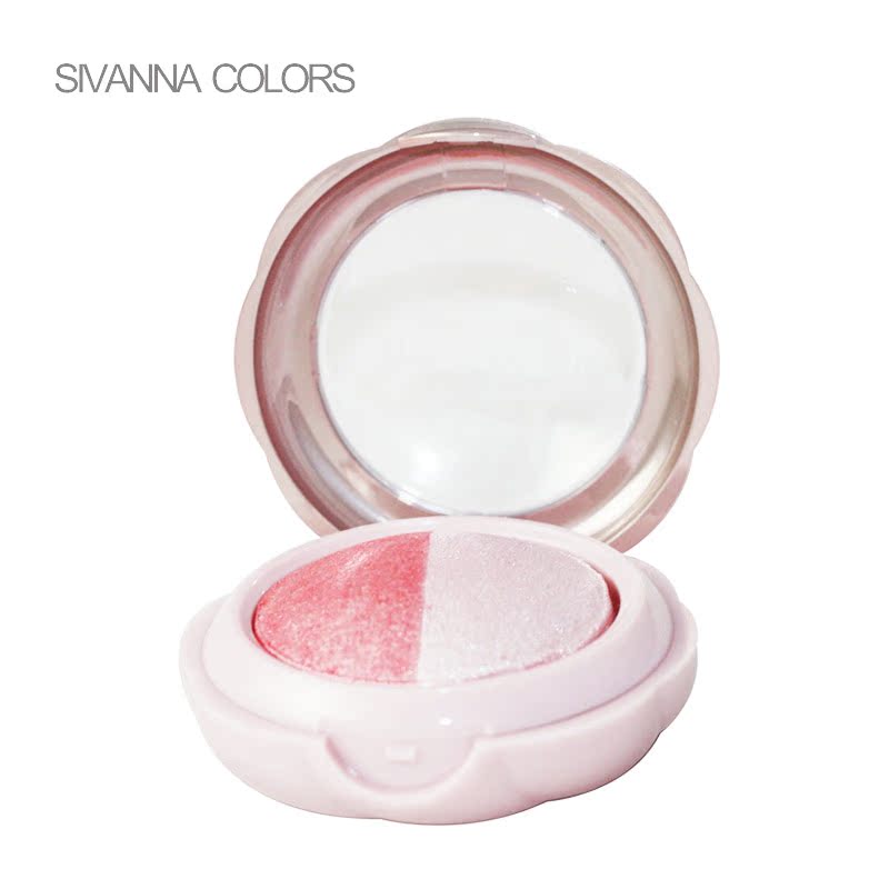 包邮 正品 Sivanna思薇娜 左右逢源双色烤腮红 共10色