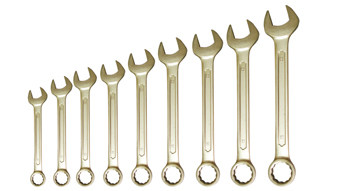 Smallmei dual wrench explosion proof dual - use wrench bronze - melon wrench 5-65mm recommended