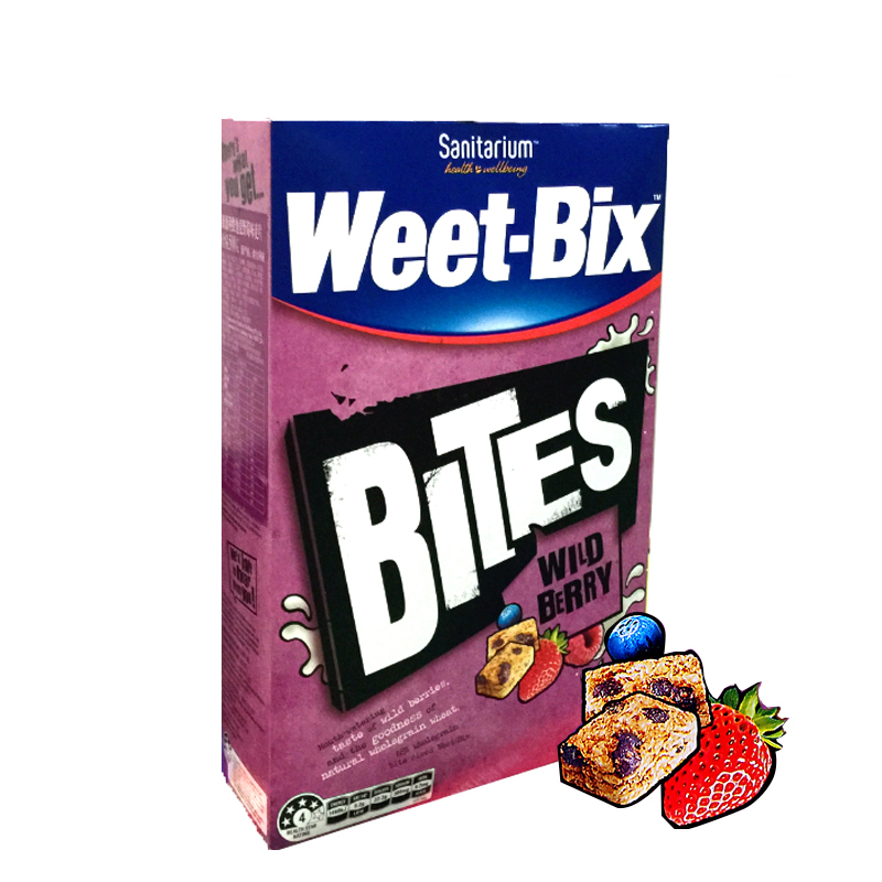 澳洲进口 新康利weet-bix 免煮即食维他营养早餐 野莓燕麦片500克