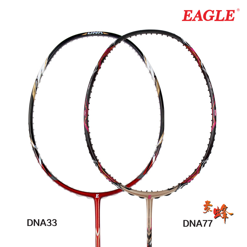 Eagle brand high-end new all-carbon racket DNA77 professional master send line to send hand glue special national free mail