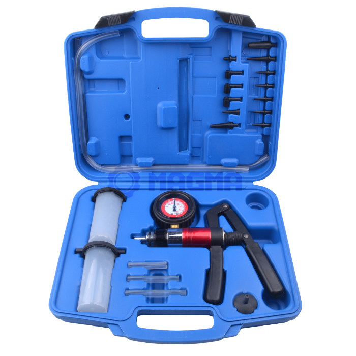 Fully equipped with positive and negative pressure manual vacuum pump table extraction and double-purpose suction-able brake oil replacement tool