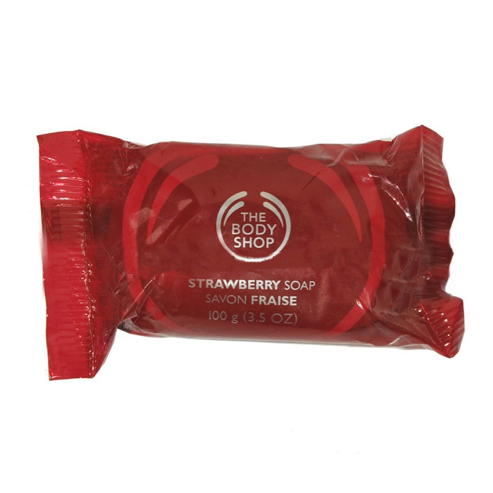 THE BODY SHOP 草莓清香滋润美白洁肤香皂 100G