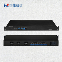 Comprehensive multi-service PCM 8-channel telephone optical transceiver 2*100M physical isolation 2-channel two-way audio and video 4E1