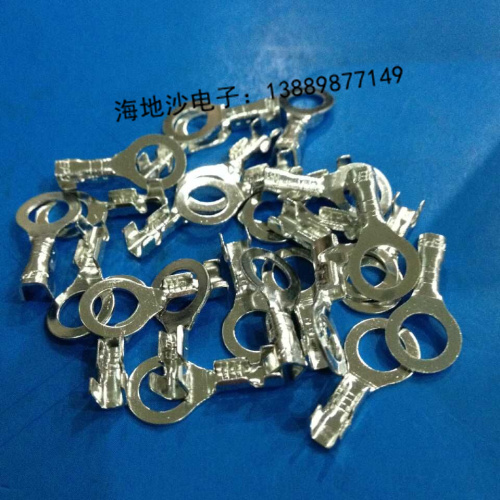 O-type open terminal φ5 compression spring inner diameter 5 2mm grounding plate ring end (1000)