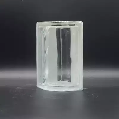 Factory direct sales Jinghua brand closing edge edge home building materials round corner transparent glass brick creative decoration