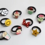 Phụ kiện tóc cho trẻ em đầu dây buộc tóc ban nhạc phiên bản tiếng Hàn của graffiti không làm tổn thương tóc vòng cô gái mũ nón đồ trang sức trẻ em kẹp tóc cho bé gái