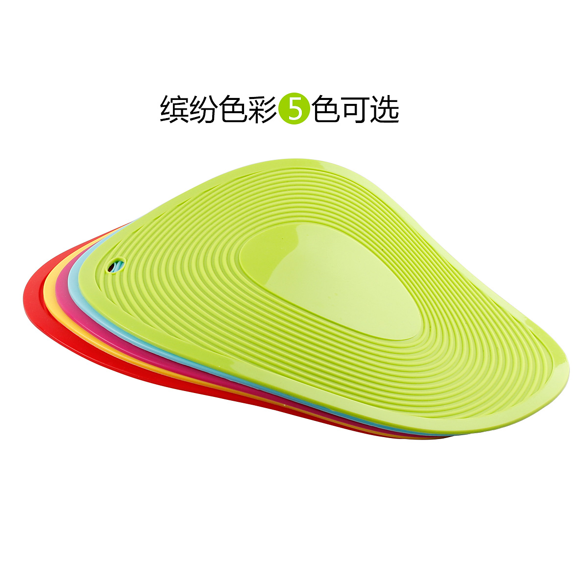 Large size oval fish pan dining mat food grade silica gel eco-friendly and non-flavourless high temperature resistant table heat insulation mat