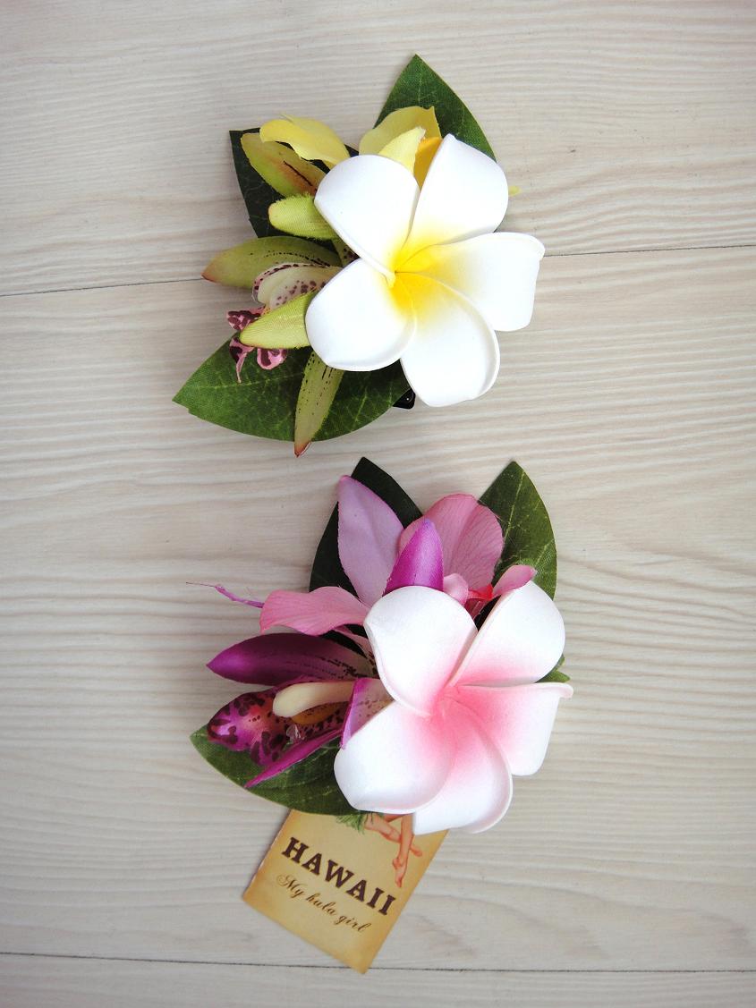 Hawaiian Hula Beach Seaside Headwear Accessories Hair Accessories Frangipani Flower Flowers