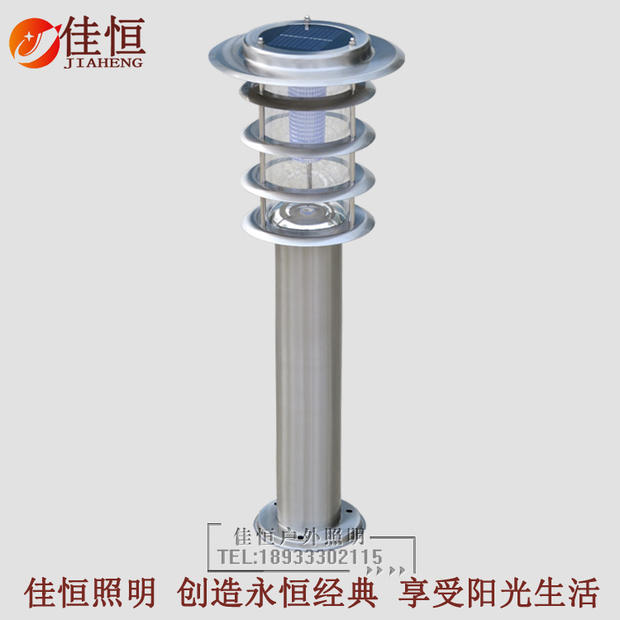 Outdoor solar light lawn light LED garden light street lamp column light light control garden villa outdoor waterproof light