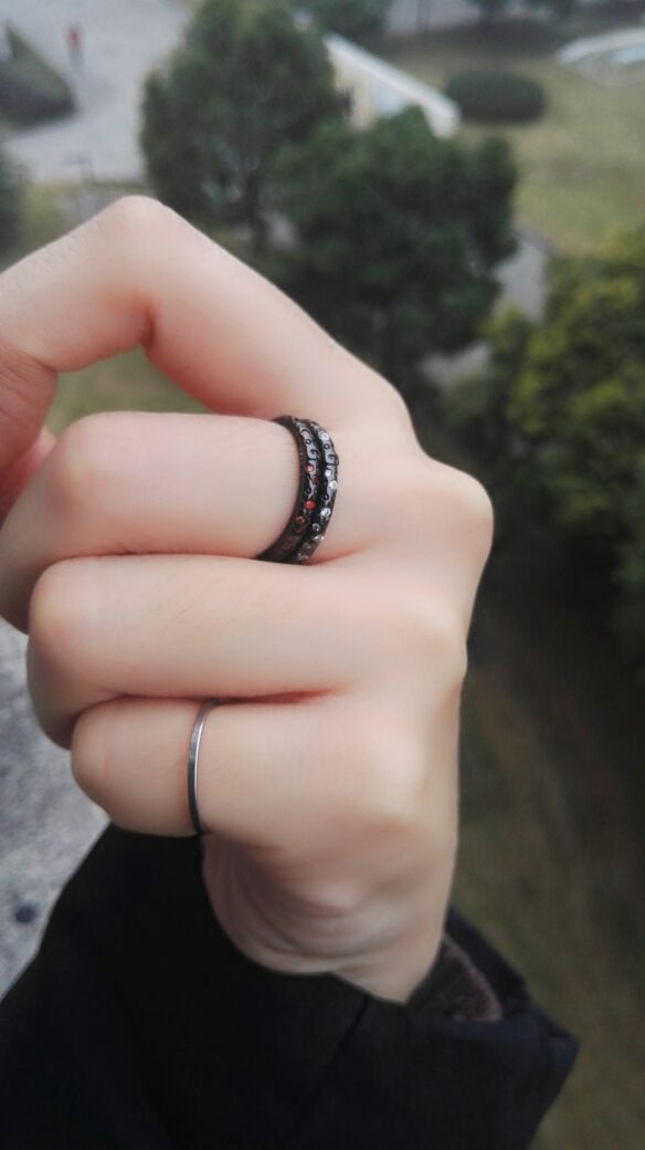 Bague mixte       en Argenterie - Ref 3089681 Image 3