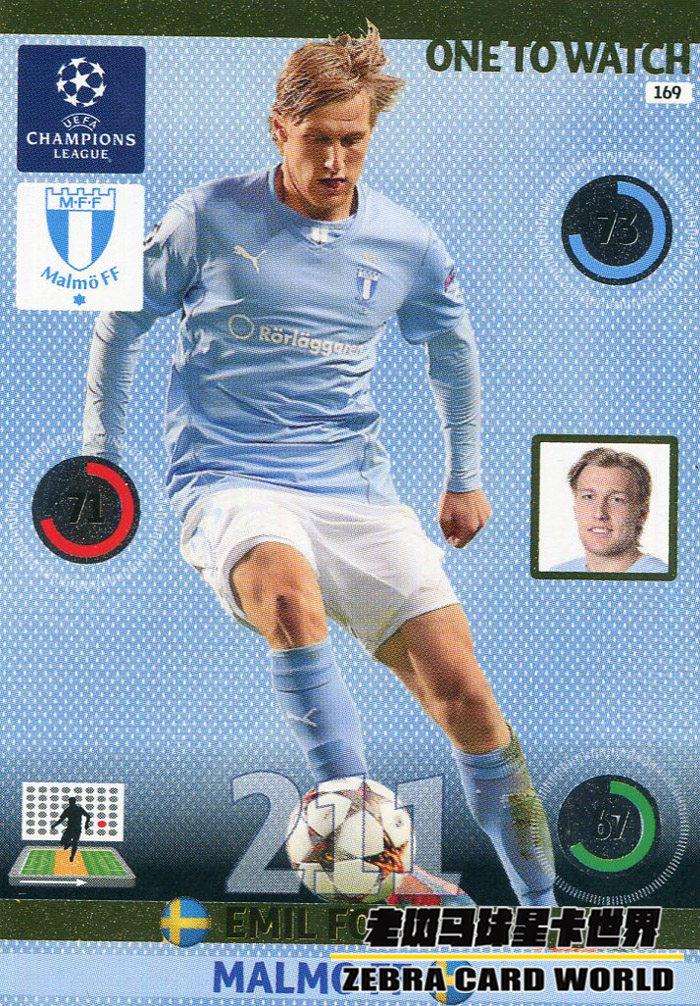 panini Panini 2014-2015 Champions League Star Card OTW Games Focus 169 Emil Fosber