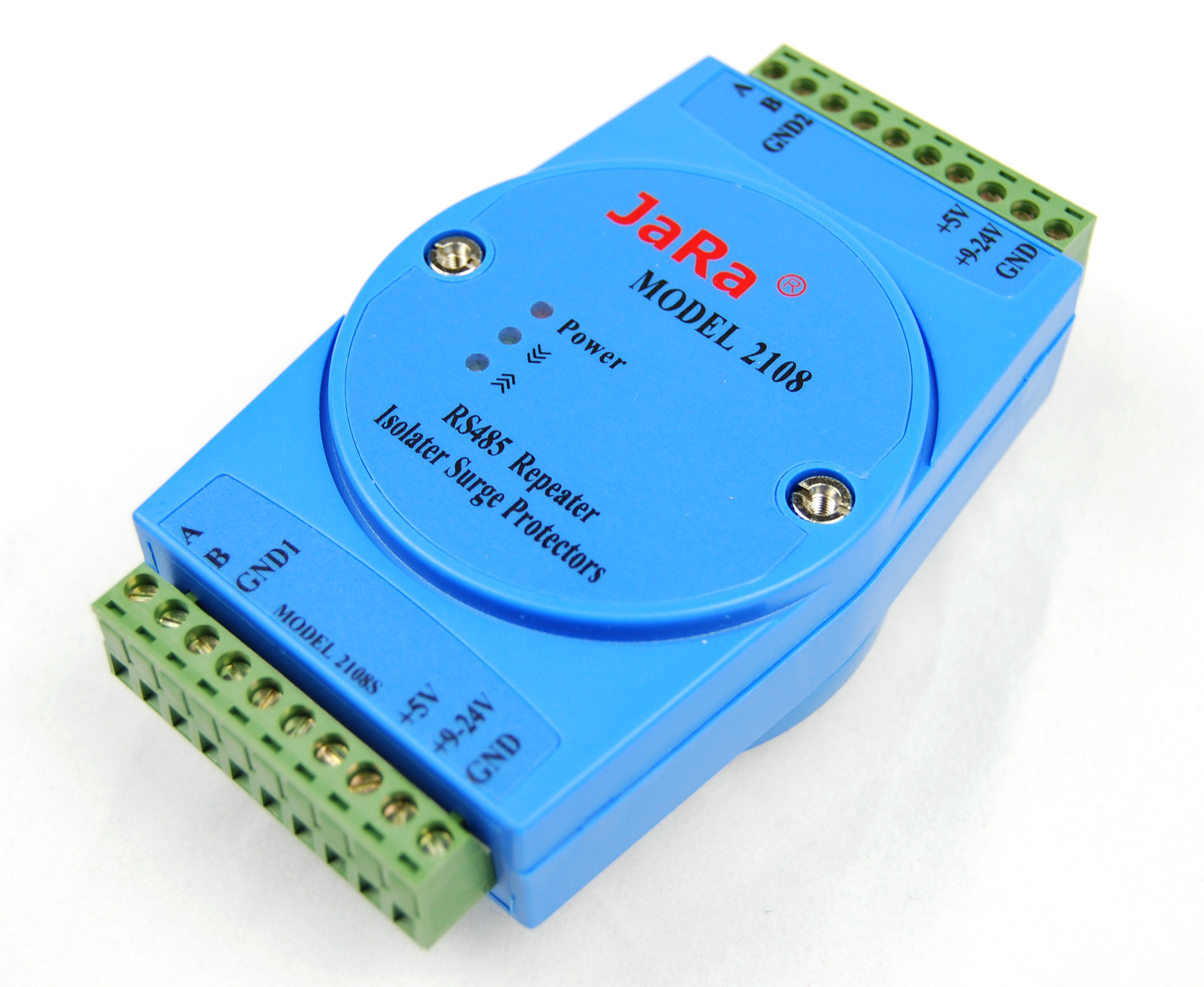 rs485 repeaters jara2108D dual end photoelectric isolation lightning protection type industrial grade signal amplifier hot sell