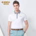 Edenberg nam T-Shirt 2017 mùa hè người đàn ông mới của kinh doanh bình thường polo áo sơ mi cotton từ bi người đàn ông áo polo form rộng Polo