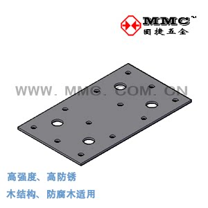 Flat Connector Wood Structure Connector Wooden House Metal Fittings PL-2814 MMC Xiamen Gujie Hardware