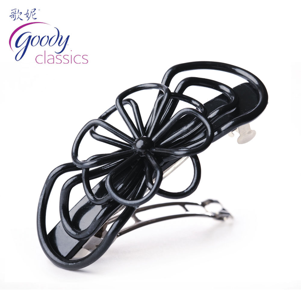 Goody/歌妮进口美国发饰 发夹 欧美宫廷复古立体雕花 马尾夹 夹子