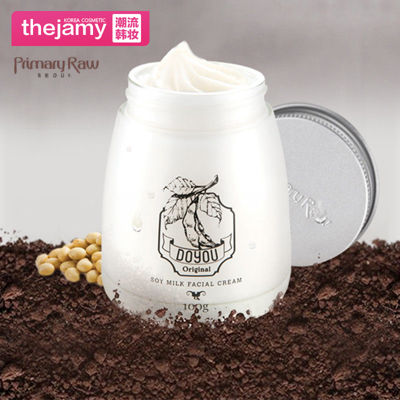 韩国正品直邮！PrimaryRaw豆乳嫩白面霜（送DIY SOY蜡烛）100g
