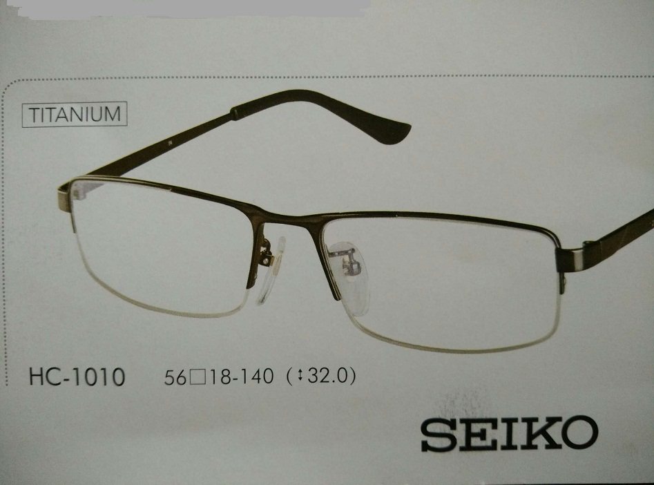 Seiko glasses business pure titanium glasses frame Ultra-light myopia glasses men's big face glasses frame HC1010